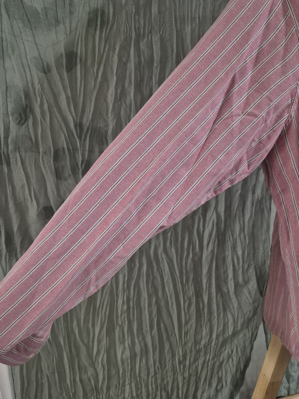 Chaps Pink Striped Long-Sleeve Dress Shirt - Picture 3 of 4